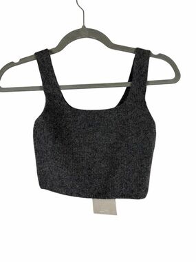 Everlane The Cozy-Stretch Tank Heathered Charcoal XS NWT